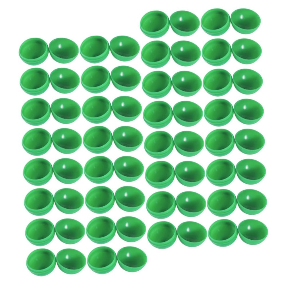 Luxshiny 100pcs Openable Balls Sphere Party Balls for Raffle Drawings Game Props Bright Color for Events Celebrations and Game