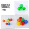 Luxshiny 100pcs Openable Balls Sphere Party Balls for Raffle Drawings Game Props Bright Color for Events Celebrations and Game view 3