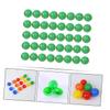 Luxshiny 100pcs Openable Balls Sphere Party Balls for Raffle Drawings Game Props Bright Color for Events Celebrations and Game view 4