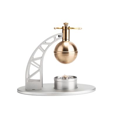 PIONEERX steam Engine Model kit, Heros Engine Bladeless Radial Steam Ball Model Kit-Build Your Own Engine, Science Education Kit Birthday Gift - Sliver