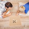 BESPORTBLE Go Chess Set Educational Kids Toy Portable Professional Go Board Game with Stones Lightweight Travel Friendly for Home Use view 3