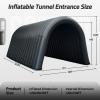 GR8FUN Inflatable Sports Tunnel Entrance 20x10x10FT Black, One Air Blower  Event Inflatable Tunnel Tent for Team Intros, Business Promotion, Trade Shows, Advertising & Exhibitions view 2