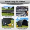 GR8FUN Inflatable Sports Tunnel Entrance 20x10x10FT Black, One Air Blower  Event Inflatable Tunnel Tent for Team Intros, Business Promotion, Trade Shows, Advertising & Exhibitions view 4