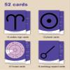 Astrology Learning Oracle Cards | Reading Playing Cards Deck | Astrology Flash Cards Flashcards view 2
