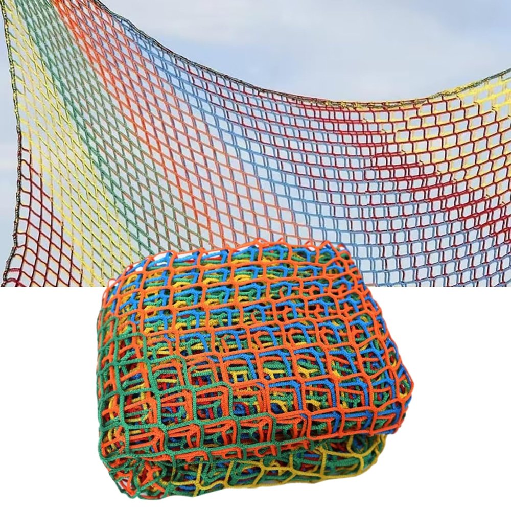 Climbing Cargo net, Polyester Double Layers Playground Safety Net, Backyard Climbing Net, for Treehouse Accessories; Jungle Gyms; Outdoor Equipment Set(Size:1x5)