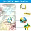 Climbing Cargo net, Polyester Double Layers Playground Safety Net, Backyard Climbing Net, for Treehouse Accessories; Jungle Gyms; Outdoor Equipment Set(Size:1x5) view 2