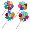 BESPORTBLE 4pcs Boy Girl's Windmill Toys for Boys and Girls Outdoor Garden Pinwheel Fun Educational Toy Random Style view 1