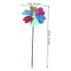 BESPORTBLE 4pcs Boy Girl's Windmill Toys for Boys and Girls Outdoor Garden Pinwheel Fun Educational Toy Random Style view 2