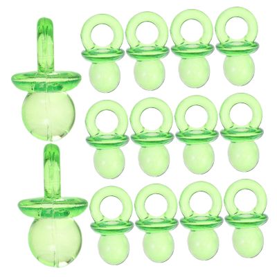 BESPORTBLE 2Bags Miniature Pacifiers Transparent for Shower Decorations Gender Reveal Party Favors Craft for Memorable Celebrations DIY Guest