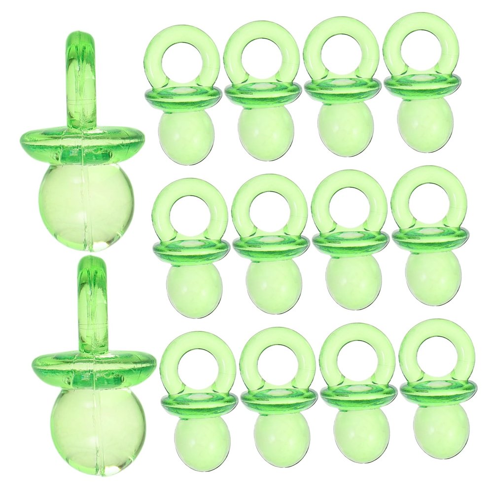 BESPORTBLE 2Bags Miniature Pacifiers Transparent for Shower Decorations Gender Reveal Party Favors Craft for Memorable Celebrations DIY Guest