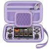 GWCASE Case Compatible with RG35XX H Retro Game Console, Handheld Emulator Gaming Player Storage Organizer for Anbernic for rg35xx h/for RG28XX Retroid Pocket Consoles, TF Card& Cable(Box Only) (Purple) view 1