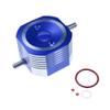 FLMLF CNC Metal Water Cooling Jacket for 29CC Zenoah CY RCMK QJ Marine Gas Engine G290 PUM Rc Boat Parts (Blue) view 1