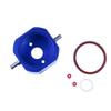 FLMLF CNC Metal Water Cooling Jacket for 29CC Zenoah CY RCMK QJ Marine Gas Engine G290 PUM Rc Boat Parts (Blue) view 2