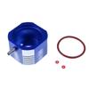 FLMLF CNC Metal Water Cooling Jacket for 29CC Zenoah CY RCMK QJ Marine Gas Engine G290 PUM Rc Boat Parts (Blue) view 4