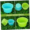 BESPORTBLE 6pcs Mini Beach Bucket for Sand Buckets Fun and Creative for Lightweight Random Color view 4