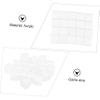 BESPORTBLE 20pcs Acrylic Dice Game Props Blank Dice Bulk for Board Games Smoothed Surface Six Sided view 3
