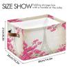Nander Paris Eiffel Tower Large Storage Baskets for Shelves,2Pcs Fabric Closet Organizers and Storage Bins with Handles Home Organization for Organizing Clothes Toy Nursery view 3