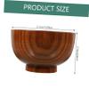 FUNOMOCYA Children's Breakfast Bowl Multi-Function Wooden Dinner Bowl Sturdy Wear-Resistant for Boys and Girls Compact Reusable for Home Use view 2