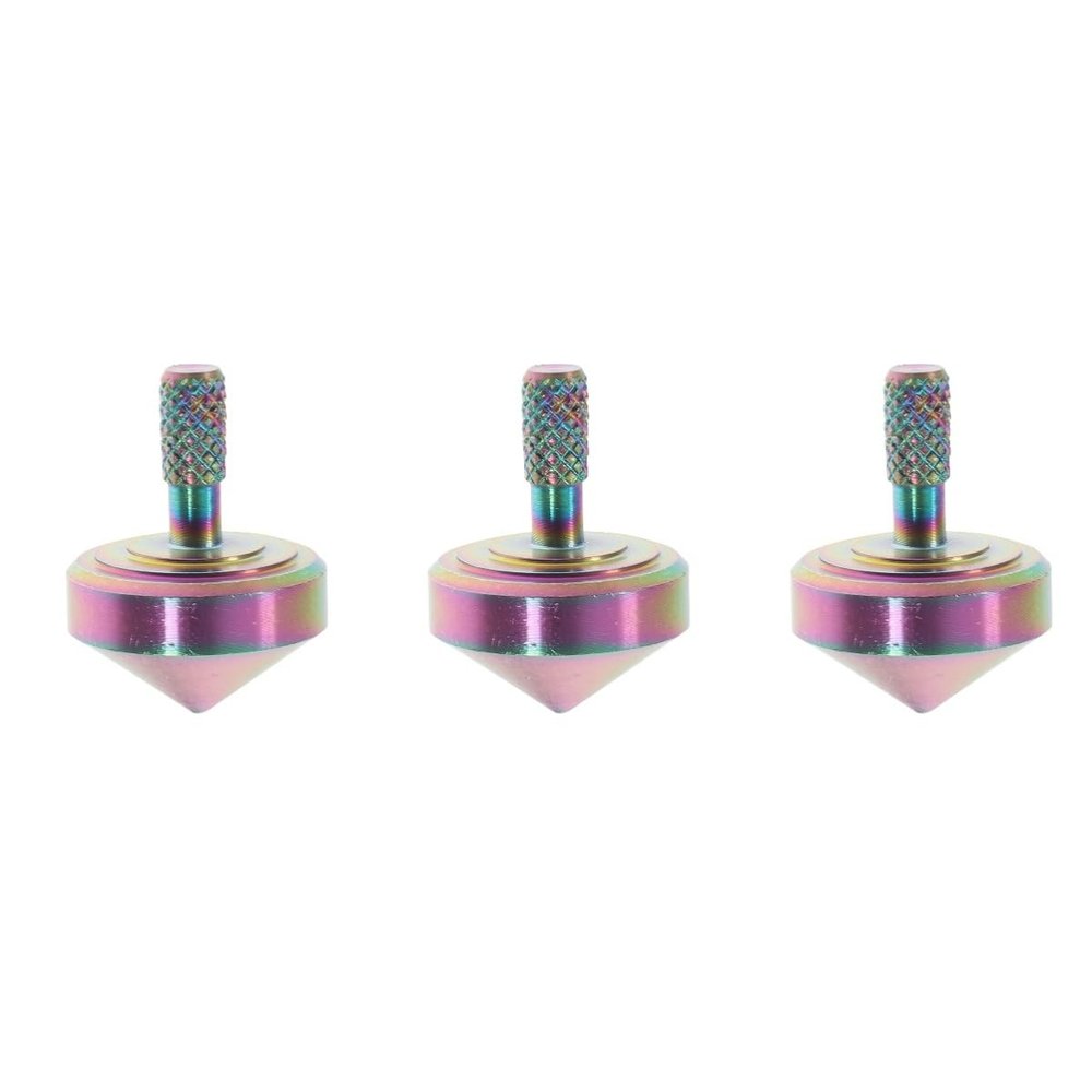HONITANO 3pcs Top Alloy Gyroscope Toy Desktop Educational Toy for Relief Lightweight Portable Design for Office and Home Use