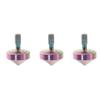 HONITANO 3pcs Top Alloy Gyroscope Toy Desktop Educational Toy for Relief Lightweight Portable Design for Office and Home Use view 1