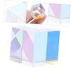 ELAYARD Square Optical Tabletop Prism Cube RGB Dispersion Prism Decor for Home view 3