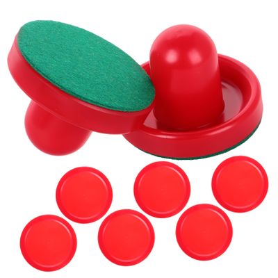 BESPORTBLE 1set Ice Hockey Strikers Hockey Pucks Paddles Parts Tabletop Game Supplies