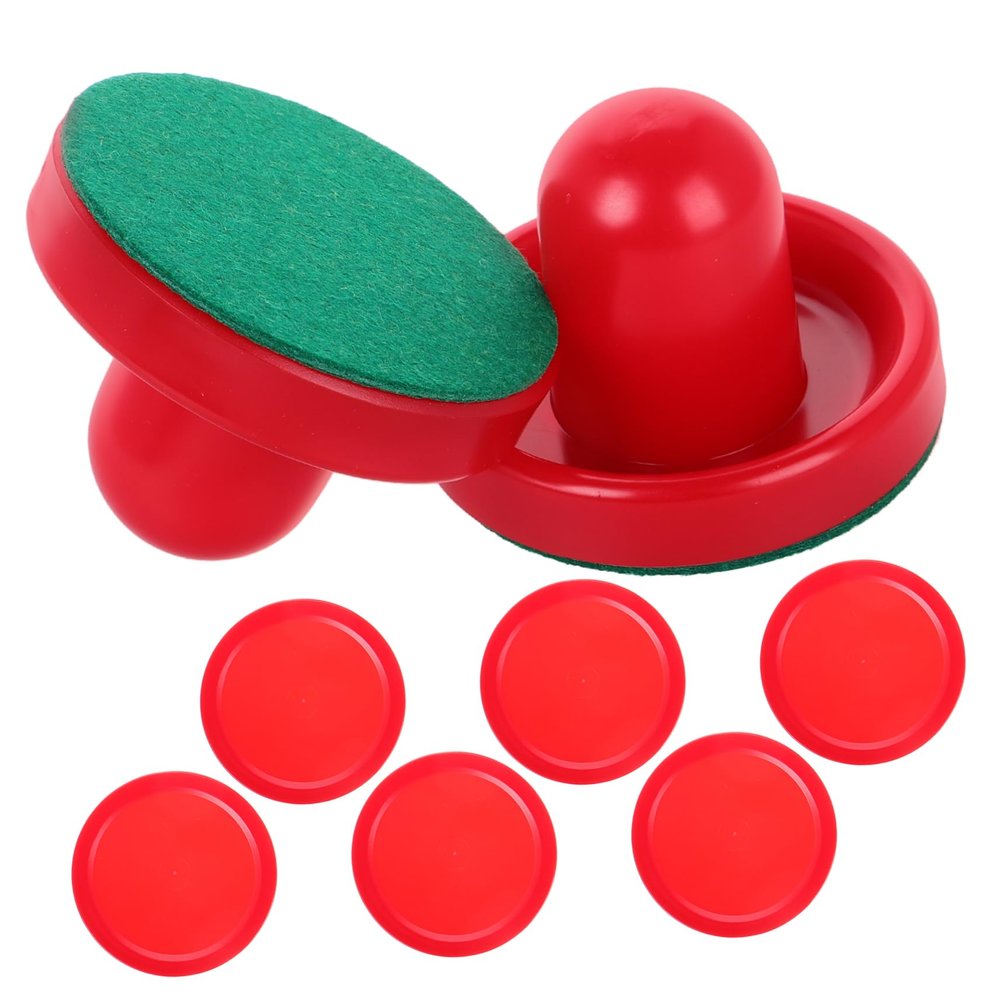 BESPORTBLE 1set Ice Hockey Strikers Hockey Pucks Paddles Parts Tabletop Game Supplies