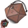AugustknowU Waterproof Dice Storage Bag with Drawstring Closure, Ideal for RPG and Board Games, Holds Up to 140 Small Dice view 1