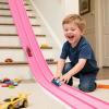 Flexible Race Track for Kids 3+, Flexible Car Track 15Ft Race Track Compatible with Diecast 1/64th Cars, Roll Up Car Ramp Toy with Strong Suction Cups view 1