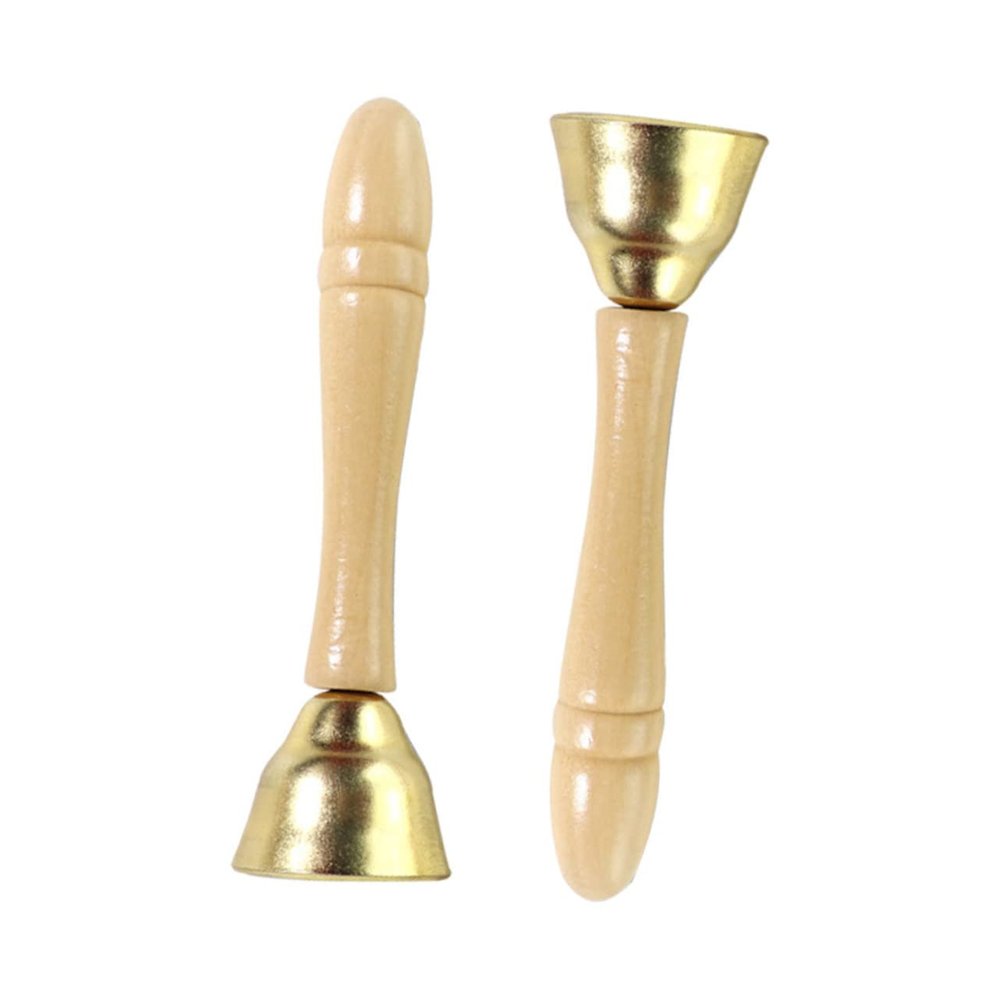 BESPORTBLE Wooden Bell Toy for Kids Educational Musical Instrument Mallet Early Learning Percussion Toy Natural Wood Construction for Toddlers for Home or Classroom