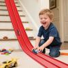 Upgrade Flexible Race Track for Kids 3+, Flexible Car Track 15Ft Race Track Compatible with Diecast 1/64th Cars, Roll Up Car Ramp Toy with Strong Suction Cups view 1