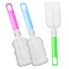 ORFOFE 3Pcs Cup Sponge Brush Long Handle Kitchen Cleaning Brush for Bottles Cups Jars Gentle Non Scratch Cleaning Tool with Hanging Storage view 1