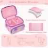 GRAOSO Travel Carrying Case Compatible with Nex Playground Game System, Storage Bag for Indoor Family Video Console, Remote and More Accessories with Handle & Shoulder Strap, Pink (Case Only) view 3