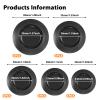 20 Pcs Piggy Bank Stopper Replacement, Round Piggy Bank Stopper Cover Rubber Saving Box Stoppers Piggys Banks Stoppers Saving Box Plugs(5 Sizes,Black) view 2