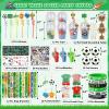 182PCS Soccer Party Favors, Soccer Birthday Party Favors with Cups Straws Puzzle Toys Whistles Mini Soccer Stress Balls Slap Bracelets Key Chains for Soccer Birthday Party Decorations view 3