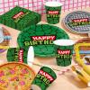 120pcs Turtle Party Decorations Plates Napkins Disposable Paper Cups Tableware Set Cartoon Birthday Party Supplies for Boys Girls Birthday Decor 30 Guests view 4