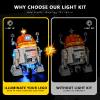 BOOZUU Light Kit for 75416 Chopper (C1-10P) Astromech Droid - Compatible with Chopper (C1-10P) Astromech Droid Building Set for Adults (Lights Only, No Model) view 3