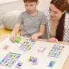 Bosctanuc Baby Shower Loteria Bilingual - Baby Loteria for Shower Bingo Tablas Games Spanish and English,for up to 40 Players view 4