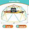 Baotree 10FT Climbing Dome with Climbing Cargo Net, Outdoor Jungle Gym for Kids- Supports 1000LBS-Anti-Rust Metal Outdoor Play Structure ASTM Approved, Easy Assembly view 2