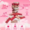 SPANISH Espaol - 54 BLOCKS - Spiciest Tower - Adult Couple's Game - Couple Dare Questions - Exciting, Pleasing & Funny Challenges - Date Night Couples Games (Espaol | Spanish, Pink Harmony Edition) view 2