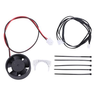 Oumefar Extruder Motor Heatsink Cooling Fan Kit 30x30x10mm 15000RPM DC24V Extruder Motor Heat Sink Double Ball Bearing Fan for K1 K1C K1 Maximum (Silver Heat Sink)