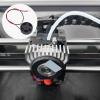 Oumefar Extruder Motor Heatsink Cooling Fan Kit 30x30x10mm 15000RPM DC24V Extruder Motor Heat Sink Double Ball Bearing Fan for K1 K1C K1 Maximum (Silver Heat Sink) view 4