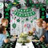 12th Birthday Decorations for Boys Girls, Red Black Happy 12th Birthday Decorations Boy Girl, Happy 12 Bday Banner Backdrop Balloons Tablecover Triangle Flag, 12 Year Old Boy Bday Party Supplies Decor view 4