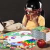 BenLouis 12 Football Mini Coloring Books Kids with 12 Stacking Crayons Sports Football Theme Party Favors Small Activity Books Bulk for Kids Super Football Bowl Party Gift Goodie Bag Stuffers view 4