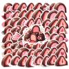 100Pcs Food Chocolate Strawberry Stickers Waterproof Chocolate Strawberry Sticker for Water Bottle Laptop Phone Cases Planner Luggage Party Favor Decor Ideal for Adults Teens Teacher Rewards C418C1G view 2