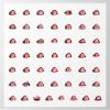 100Pcs Food Chocolate Strawberry Stickers Waterproof Chocolate Strawberry Sticker for Water Bottle Laptop Phone Cases Planner Luggage Party Favor Decor Ideal for Adults Teens Teacher Rewards C418C1G view 3