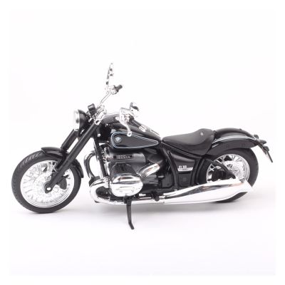 1/12 Scale R18 2020 Bike Model Touring Motorcycle Retro Low Rider Cafe Black Moto Model