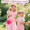 Play Purse for Little Girls, Toddler Purse Accessories with Pretend Play Headset, Handbag, Toy Phone, Wallet, Kids Pretend Makeup Birthday Christmas Princess Gifts Toys for Girls view 2