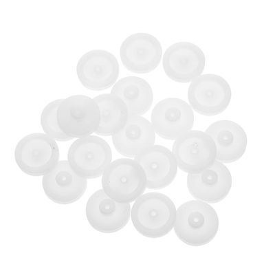 Toyvian 40pcs Dual Plastic Pulley Wheels for Gear Motors High Durability Speed Reduction Function Fit for Automotive and Projects