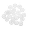 Toyvian 40pcs Dual Plastic Pulley Wheels for Gear Motors High Durability Speed Reduction Function Fit for Automotive and Projects view 1